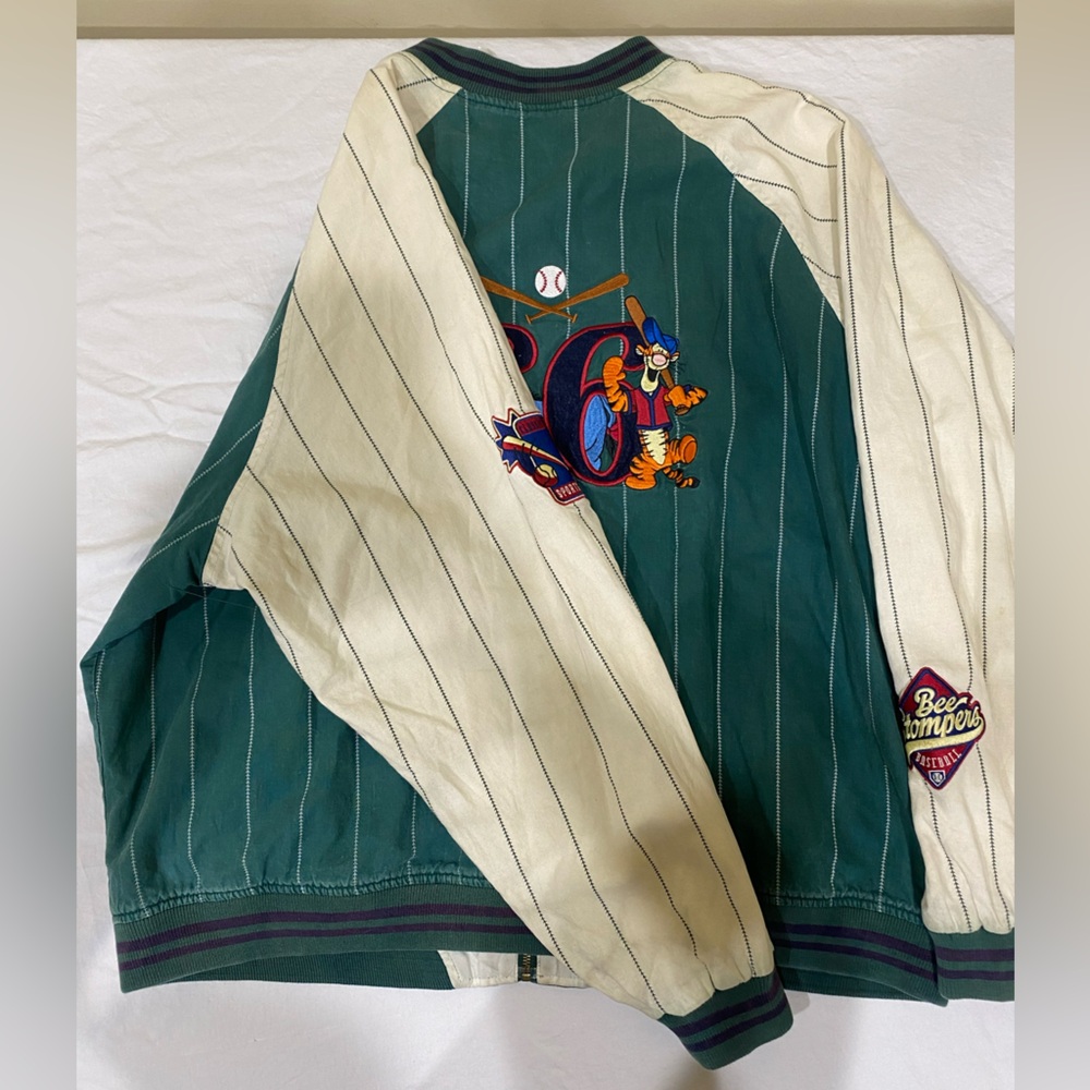 Vintage Disney Winnie The Pooh Baseball Jacket Retro Size XL - Picture 7 of 16